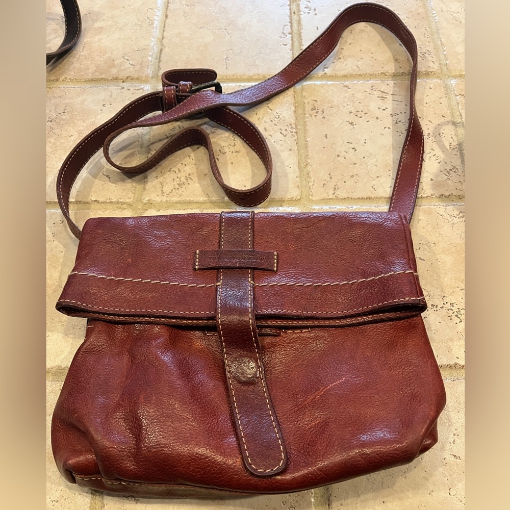Frye leather crossbody